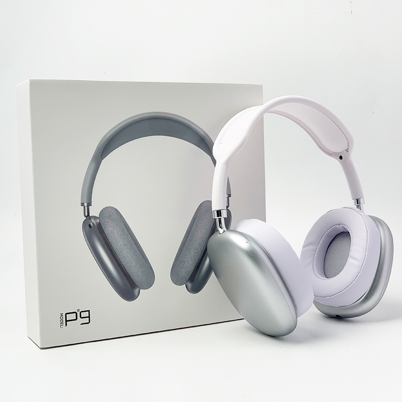 P9 Bluetooth headset Max wireless headset for Apple tws headset noise canceling bass Factory Direct