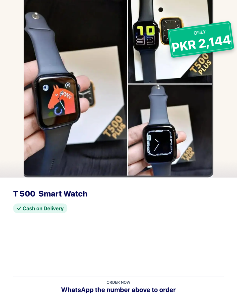 T 500 Smart Watch